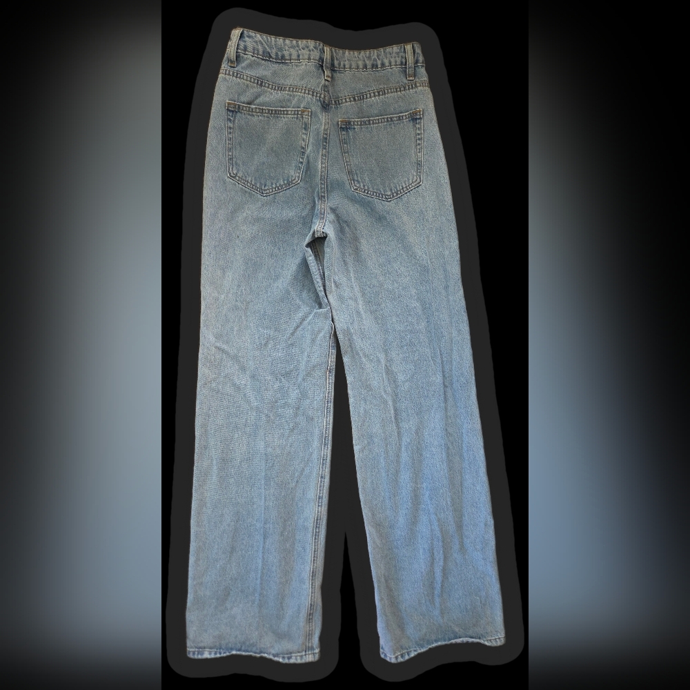 VERVET BY FLYING MONKEY High Rise Wide Leg Jeans